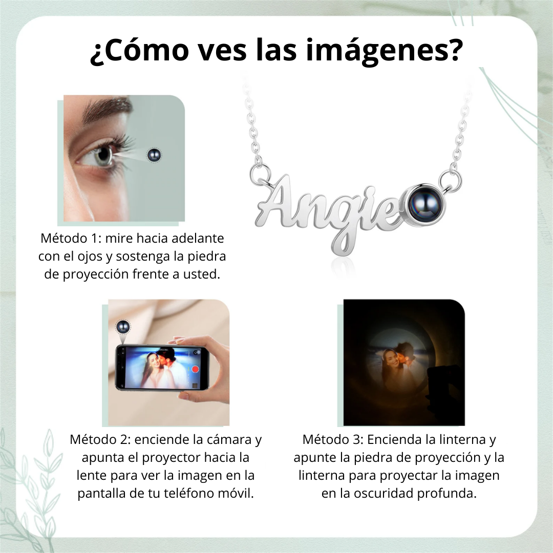 Collar personalizado con proyección